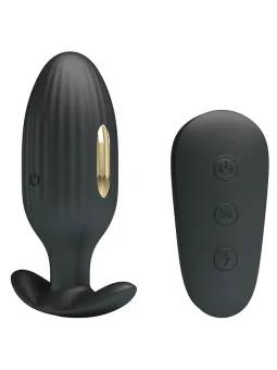 Intense - Chandler Anal Plug 10 Vibrazioni Nero Telecomando - INTENSE ANAL TOYS - Plug e Catene Anali | erosidea.com
