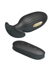 Vibratore Anale Ricaricabile Kelly Plug Nero - PRETTY LOVE BOTTOM - Plug e Catene Anali | erosidea.com