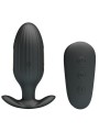 Vibratore Anale Ricaricabile Kelly Plug Nero - PRETTY LOVE BOTTOM - Plug e Catene Anali | erosidea.com