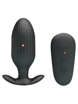 Intense - Chandler Anal Plug 10 Vibrazioni Nero Telecomando - INTENSE ANAL TOYS - Plug e Catene Anali | erosidea.com