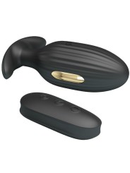 Vibratore Anale Ricaricabile Kelly Plug Nero - PRETTY LOVE BOTTOM - Plug e Catene Anali | erosidea.com