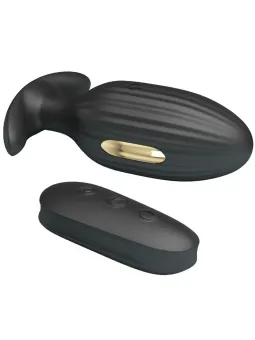 Intense - Chandler Anal Plug 10 Vibrazioni Nero Telecomando - INTENSE ANAL TOYS - Plug e Catene Anali | erosidea.com