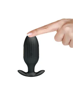 Intense - Chandler Anal Plug 10 Vibrazioni Nero Telecomando - INTENSE ANAL TOYS - Plug e Catene Anali | erosidea.com