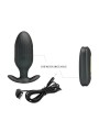 Vibratore Anale Ricaricabile Kelly Plug Nero - PRETTY LOVE BOTTOM - Plug e Catene Anali | erosidea.com
