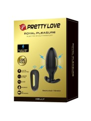 Vibratore Anale Ricaricabile Kelly Plug Nero - PRETTY LOVE BOTTOM - Plug e Catene Anali | erosidea.com