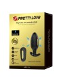 Vibratore Anale Ricaricabile Kelly Plug Nero - PRETTY LOVE BOTTOM - Plug e Catene Anali | erosidea.com