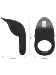 Anello Vibrante Per Pene Susanna Nero - PRETTY LOVE MALE - Masturbatori | erosidea.com