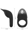 Anello Vibrante Per Pene Susanna Nero - PRETTY LOVE MALE - Masturbatori | erosidea.com