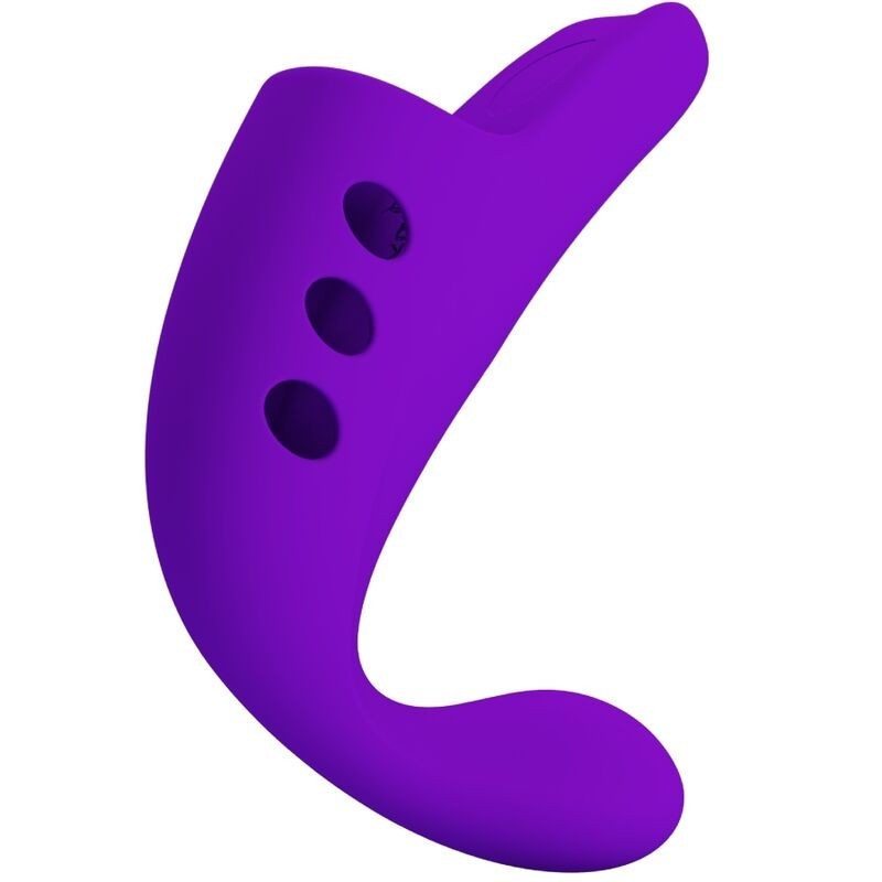 Vibratore Da Dita Ricaricabile Gorgon Viola - PRETTY LOVE SMART - Vibratori | erosidea.com