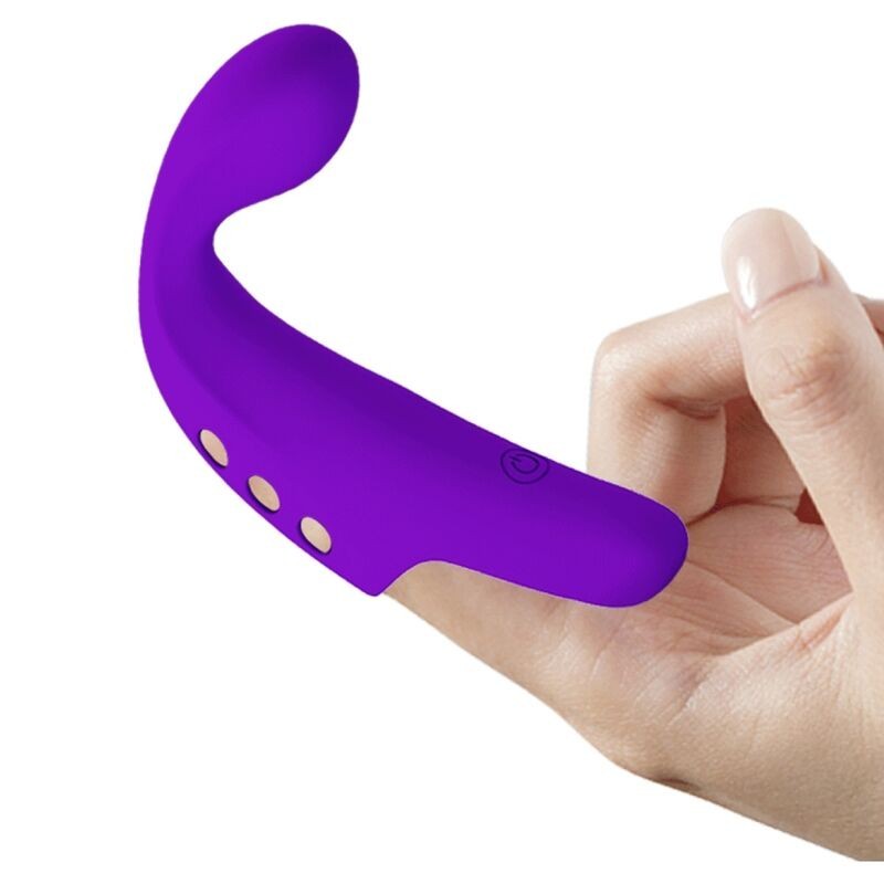 Vibratore Da Dita Ricaricabile Gorgon Viola - PRETTY LOVE SMART - Vibratori | erosidea.com