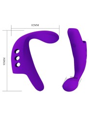 Vibratore Da Dita Ricaricabile Gorgon Viola - PRETTY LOVE SMART - Vibratori | erosidea.com