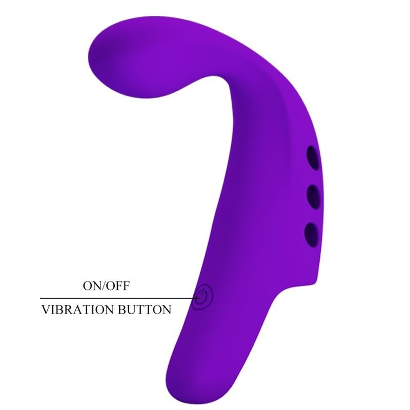 Vibratore Da Dita Ricaricabile Gorgon Viola - PRETTY LOVE SMART - Vibratori | erosidea.com