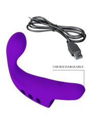Vibratore Da Dita Ricaricabile Gorgon Viola - PRETTY LOVE SMART - Vibratori | erosidea.com