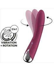 Satisfyer - Spinning Vibe 1 Vibratore G-Spot Rotator Rosso - SATISFYER VIBRATOR - Vibratori punto G | erosidea.com