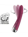 Satisfyer - Spinning Vibe 1 Vibratore G-Spot Rotator Rosso - SATISFYER VIBRATOR - Vibratori punto G | erosidea.com