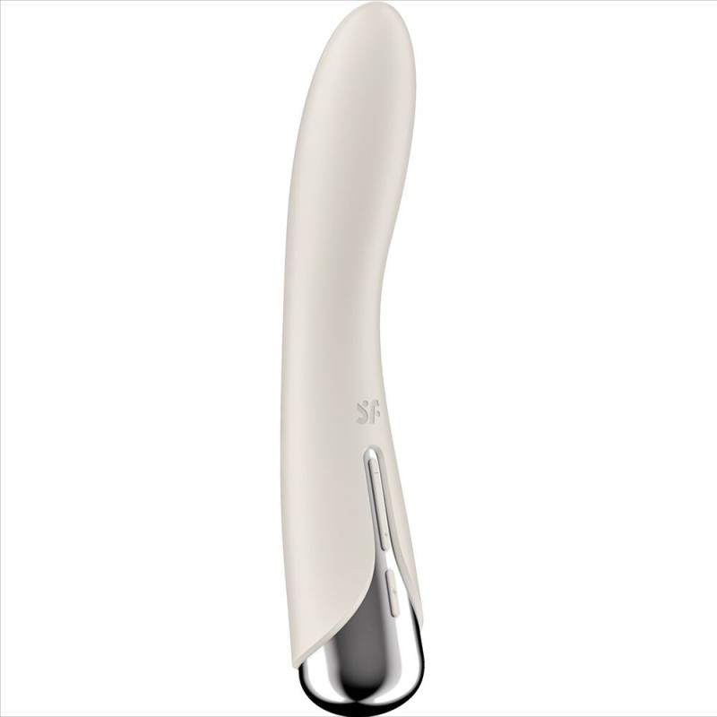 Vibratore Rotator Spinning Vibe 1 G-Spot Beige - SATISFYER VIBRATOR - Vibratori punto G | erosidea.com