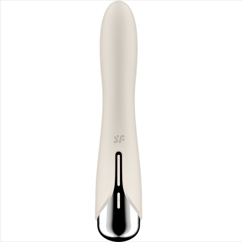 Vibratore Rotator Spinning Vibe 1 G-Spot Beige - SATISFYER VIBRATOR - Vibratori punto G | erosidea.com
