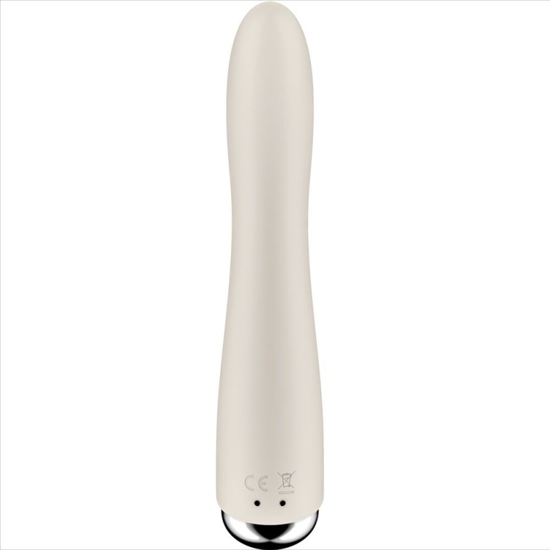Vibratore Rotator Spinning Vibe 1 G-Spot Beige - SATISFYER VIBRATOR - Vibratori punto G | erosidea.com