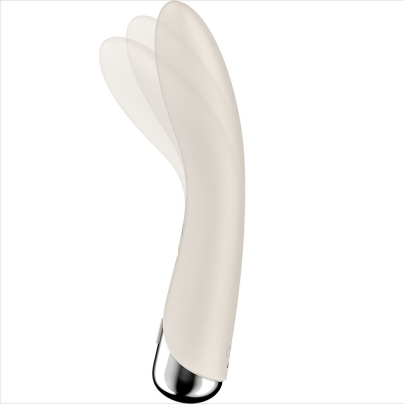Vibratore Rotator Spinning Vibe 1 G-Spot Beige - SATISFYER VIBRATOR - Vibratori punto G | erosidea.com