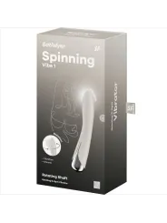 Vibratore Rotator Spinning Vibe 1 G-Spot Beige - SATISFYER VIBRATOR - Vibratori punto G | erosidea.com
