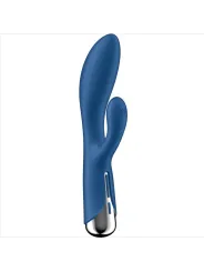 Satisfyer - Spinning Rabbit 1 Stimolazione Clitoride E Punto G Blu - SATISFYER VIBRATOR - Vibratori punto G | erosidea.com
