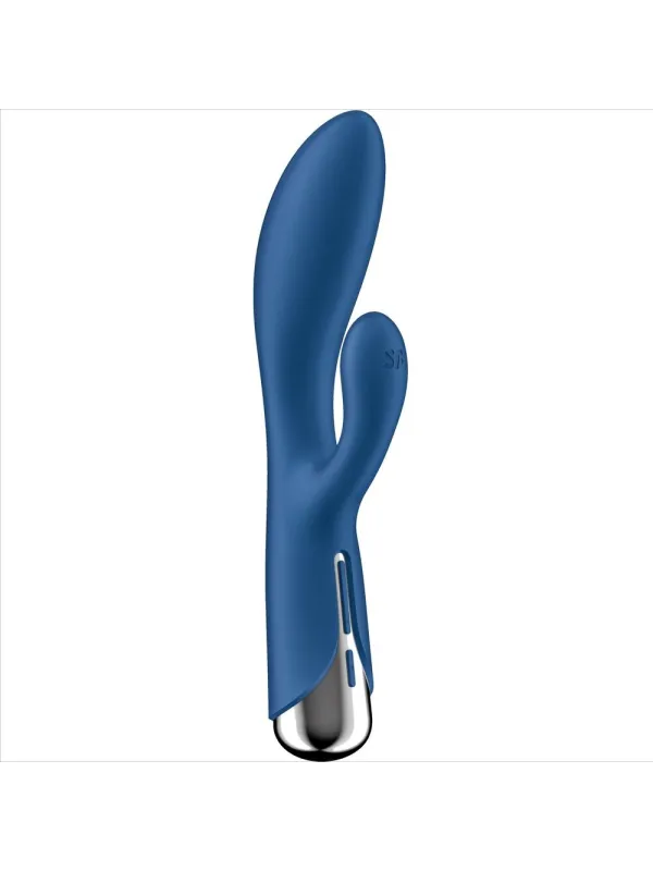 Satisfyer - Spinning Rabbit 1 Stimolazione Clitoride E Punto G Blu - SATISFYER VIBRATOR - Vibratori punto G | erosidea.com