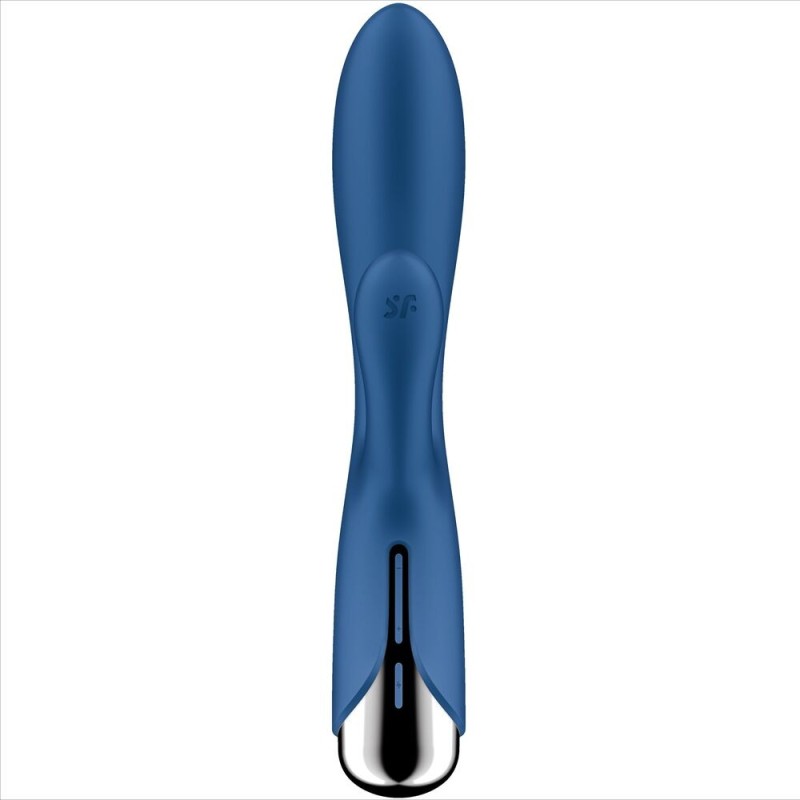Satisfyer - Spinning Rabbit 1 Stimolazione Clitoride E Punto G Blu - SATISFYER VIBRATOR - Vibratori punto G | erosidea.com