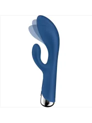 Satisfyer - Spinning Rabbit 1 Stimolazione Clitoride E Punto G Blu - SATISFYER VIBRATOR - Vibratori punto G | erosidea.com