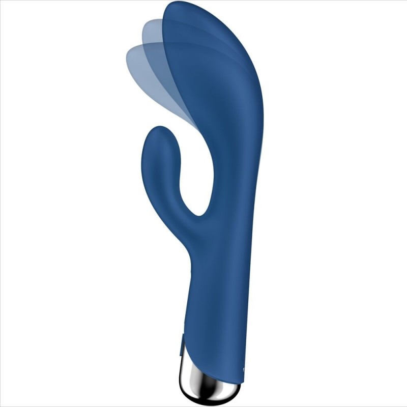 Satisfyer - Spinning Rabbit 1 Stimolazione Clitoride E Punto G Blu - SATISFYER VIBRATOR - Vibratori punto G | erosidea.com
