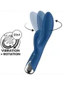 Satisfyer - Spinning Rabbit 1 Stimolazione Clitoride E Punto G Blu - SATISFYER VIBRATOR - Vibratori punto G | erosidea.com