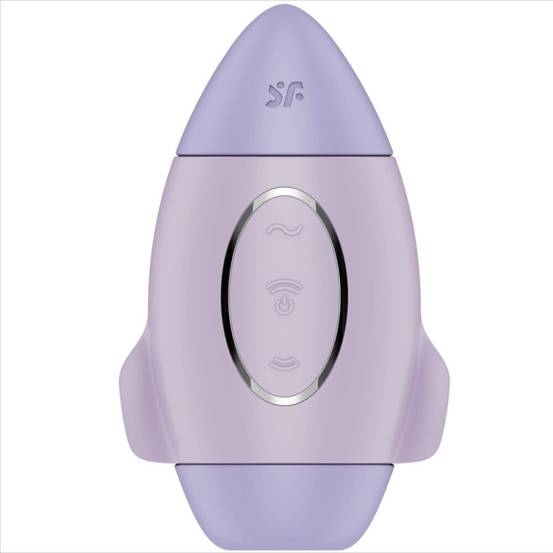 Satisfyer - Mission Control Lilla Piccolo Vibratore A Doppio Impulso - SATISFYER VIBRATOR - Ovetti Palline Sfere | erosidea.com