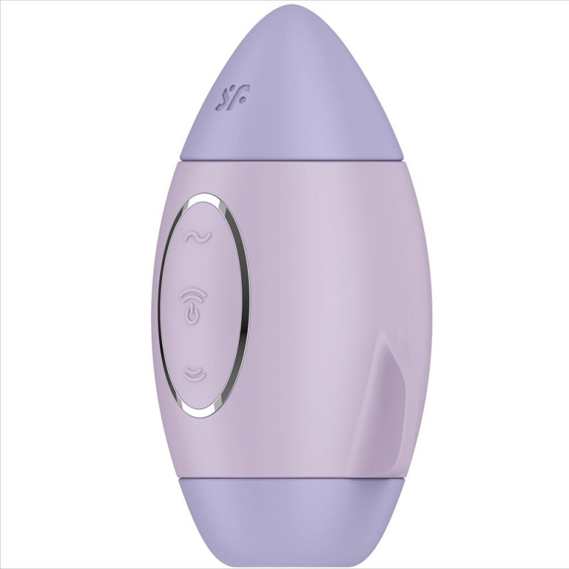 Satisfyer - Mission Control Lilla Piccolo Vibratore A Doppio Impulso - SATISFYER VIBRATOR - Ovetti Palline Sfere | erosidea.com
