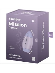 Satisfyer - Mission Control Lilla Piccolo Vibratore A Doppio Impulso - SATISFYER VIBRATOR - Ovetti Palline Sfere | erosidea.com