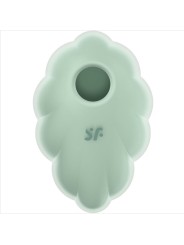 Vibratore Clound Dancer Green Air Pulse - SATISFYER AIR PULSE - Succhia Clitoride | erosidea.com