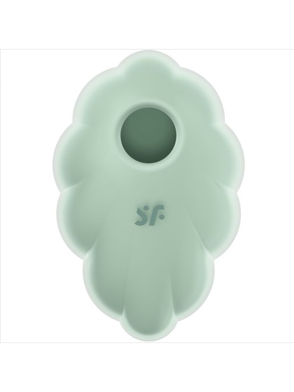Vibratore Clound Dancer Green Air Pulse - SATISFYER AIR PULSE - Succhia Clitoride | erosidea.com