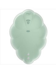 Vibratore Clound Dancer Green Air Pulse - SATISFYER AIR PULSE - Succhia Clitoride | erosidea.com
