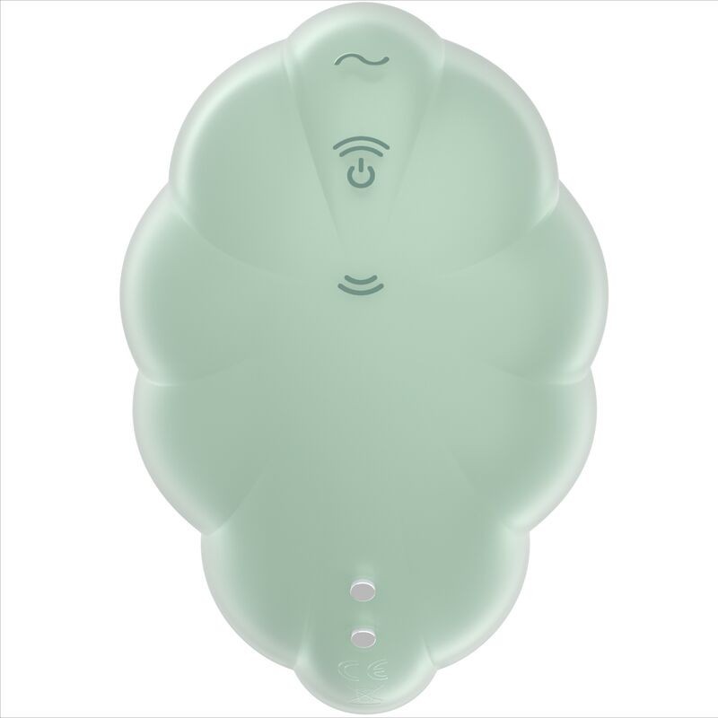 Vibratore Clound Dancer Green Air Pulse - SATISFYER AIR PULSE - Succhia Clitoride | erosidea.com