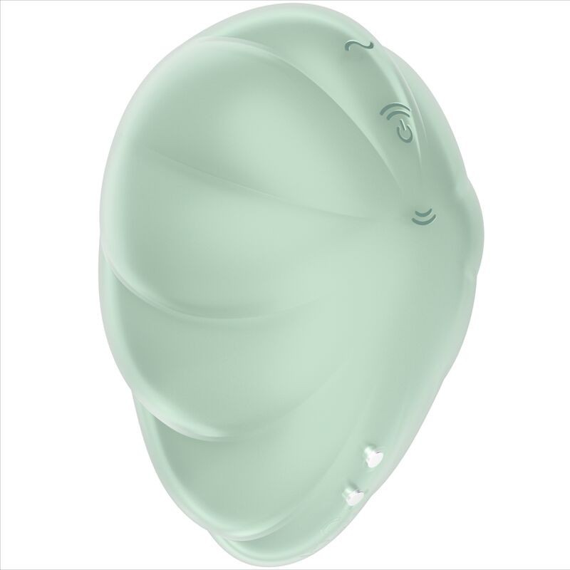 Vibratore Clound Dancer Green Air Pulse - SATISFYER AIR PULSE - Succhia Clitoride | erosidea.com