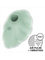 Vibratore Clound Dancer Green Air Pulse - SATISFYER AIR PULSE - Succhia Clitoride | erosidea.com