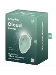 Vibratore Clound Dancer Green Air Pulse - SATISFYER AIR PULSE - Succhia Clitoride | erosidea.com