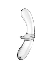 Dildo Doppio Cristallo Trasparente - SATISFYER CRYSTAL - Dildo Doppi | erosidea.com