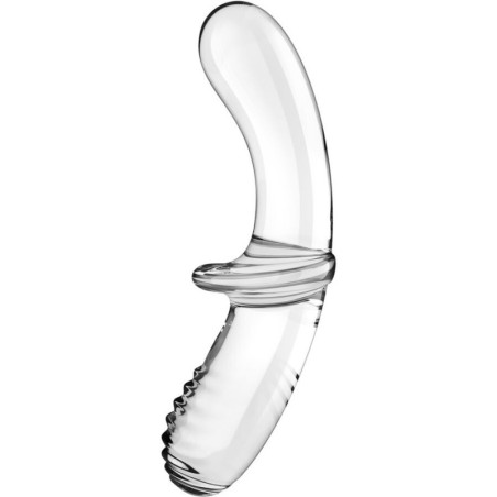 Dildo Doppio Cristallo Trasparente - SATISFYER CRYSTAL - Dildo Doppi | erosidea.com