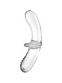 Dildo Doppio Cristallo Trasparente - SATISFYER CRYSTAL - Dildo Doppi | erosidea.com