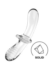 Dildo Doppio Cristallo Trasparente - SATISFYER CRYSTAL - Dildo Doppi | erosidea.com