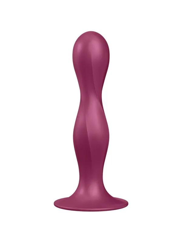 Satisfyer - Dildo In Silicone Doppia Palla Granato - SATISFYER PLUGS - Dildo Speciali | erosidea.com
