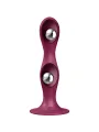 Satisfyer - Dildo In Silicone Doppia Palla Granato - SATISFYER PLUGS - Dildo Speciali | erosidea.com