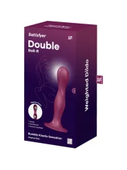 Satisfyer - Dildo In Silicone Doppia Palla Granato - SATISFYER PLUGS - Dildo Speciali | erosidea.com
