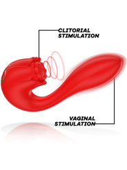 Mia - Selena Stimolatore Vibrante + Tapping Rosso - MIA - Stimolatori | erosidea.com