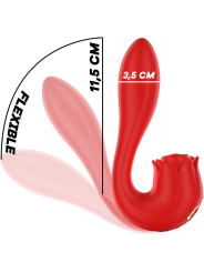 Mia - Selena Stimolatore Vibrante + Tapping Rosso - MIA - Stimolatori | erosidea.com