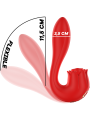 Mia - Selena Stimolatore Vibrante + Tapping Rosso - MIA - Stimolatori | erosidea.com
